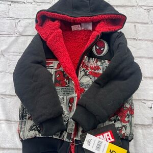 Marvel Black and Red Spider-Man Jacket